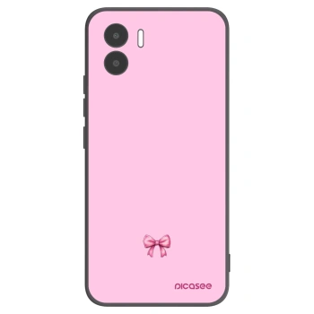 Picasee Xiaomi Redmi A1 Hülle - Schwarzes Silikon - Blush bow
