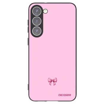 Picasee Samsung Galaxy S23+ 5G Hülle - Schwarzes Silikon - Blush bow