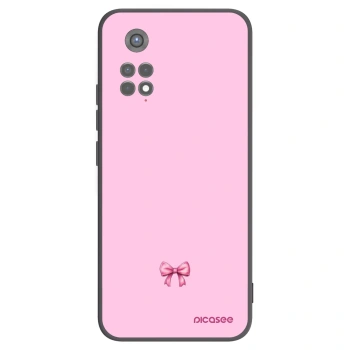 Picasee Xiaomi Redmi Note 11S 5G Hülle - Schwarzes Silikon - Blush bow
