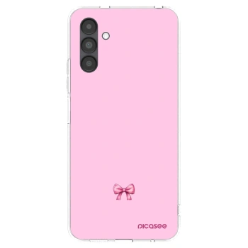 Picasee Samsung Galaxy A04s A047F Hülle - Transparentes Silikon - Blush bow