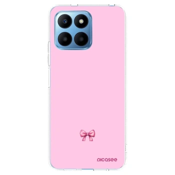 Picasee Honor 70 Lite Hülle - Transparentes Silikon - Blush bow