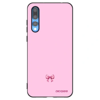 Picasee Huawei P20 Pro Hülle - Schwarzes Silikon - Blush bow