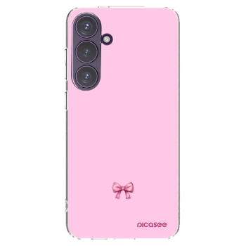 Picasee Samsung Galaxy S24+ S926B 5G Hülle - Transparentes Silikon - Blush bow