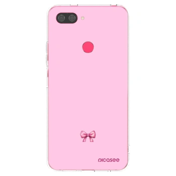 Picasee Xiaomi Mi 8 Lite Hülle - Transparentes Silikon - Blush bow