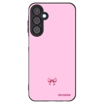 Picasee Samsung Galaxy A25 A256B 5G Hülle - Schwarzes Silikon - Blush bow
