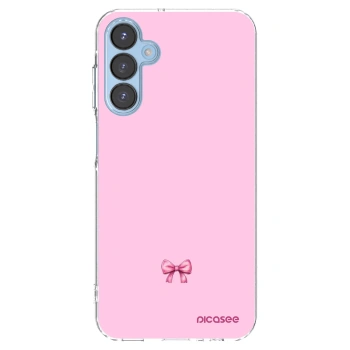 Picasee Samsung Galaxy A15 A156B 5G Hülle - Transparentes Silikon - Blush bow