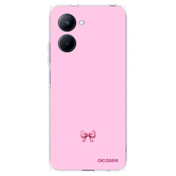 Picasee Realme C33 (2023) Hülle - Transparentes Silikon - Blush bow