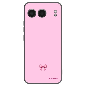 Picasee OnePlus Nord 4 Hülle - Schwarzes Silikon - Blush bow