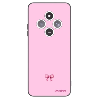 Picasee Xiaomi Redmi 14C Hülle - Schwarzes Silikon - Blush bow