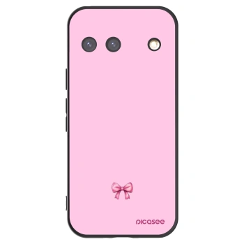 Picasee Google Pixel 9 Hülle - Schwarzes Silikon - Blush bow