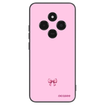 Picasee Xiaomi Poco C75 Hülle - Schwarzes Silikon - Blush bow