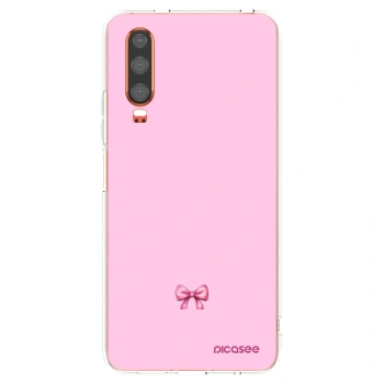 Picasee Huawei P30 Hülle - Transparentes Silikon - Blush bow