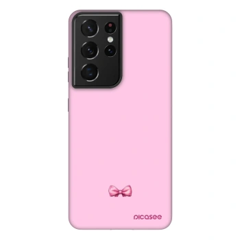 Picasee Fashion Case für Samsung Galaxy S21 Ultra 5G G998B - Blush bow