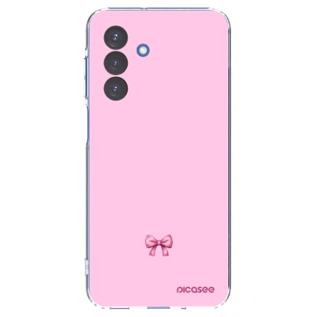 Picasee Samsung Galaxy A17 5G Hülle - Transparentes Silikon - Blush bow