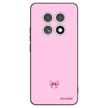 Picasee Xiaomi Redmi Note 15 Hülle - Schwarzes Silikon - Blush bow