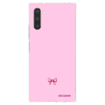 Picasee Samsung Galaxy Note 10 N970F Hülle - Transparentes Silikon - Blush bow