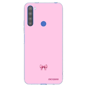 Picasee Xiaomi Redmi Note 8T Hülle - Transparentes Silikon - Blush bow