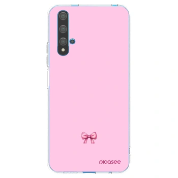 Picasee Huawei Nova 5T Hülle - Transparentes Silikon - Blush bow