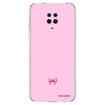 Picasee Xiaomi Redmi Note 9 Pro Hülle - Transparentes Silikon - Blush bow