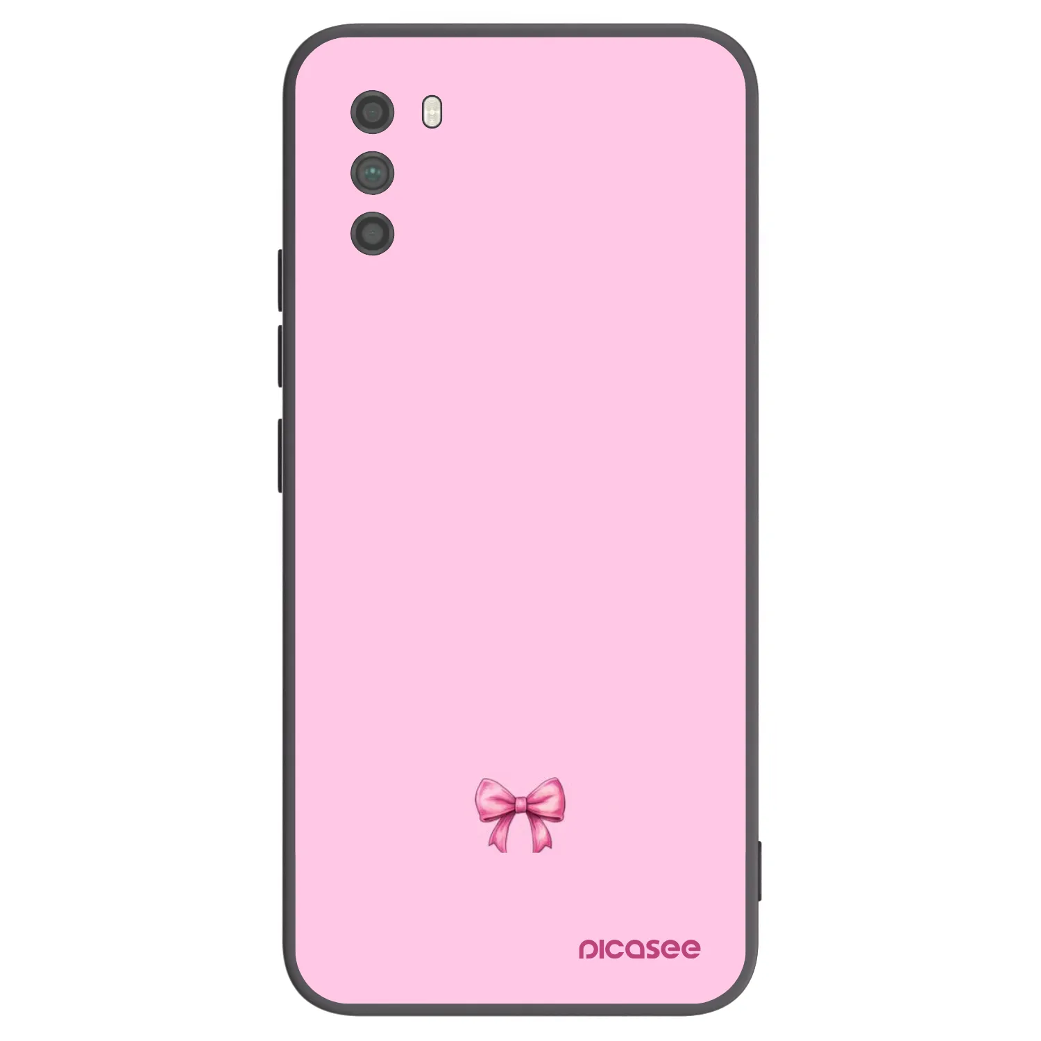 Picasee Xiaomi Poco M3 Hülle - Schwarzes Silikon - Blush bow
