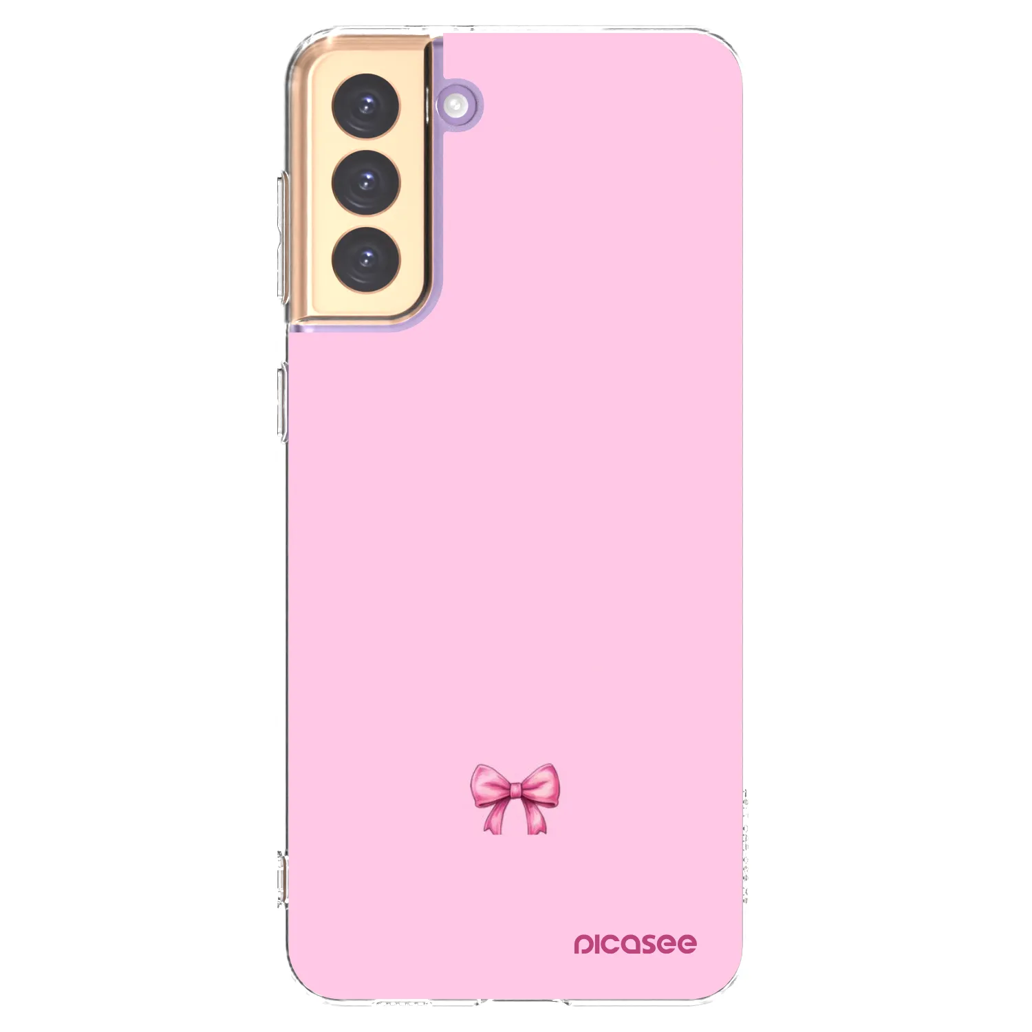 Picasee Samsung Galaxy S21+ 5G G996F Hülle - Transparentes Silikon - Blush bow
