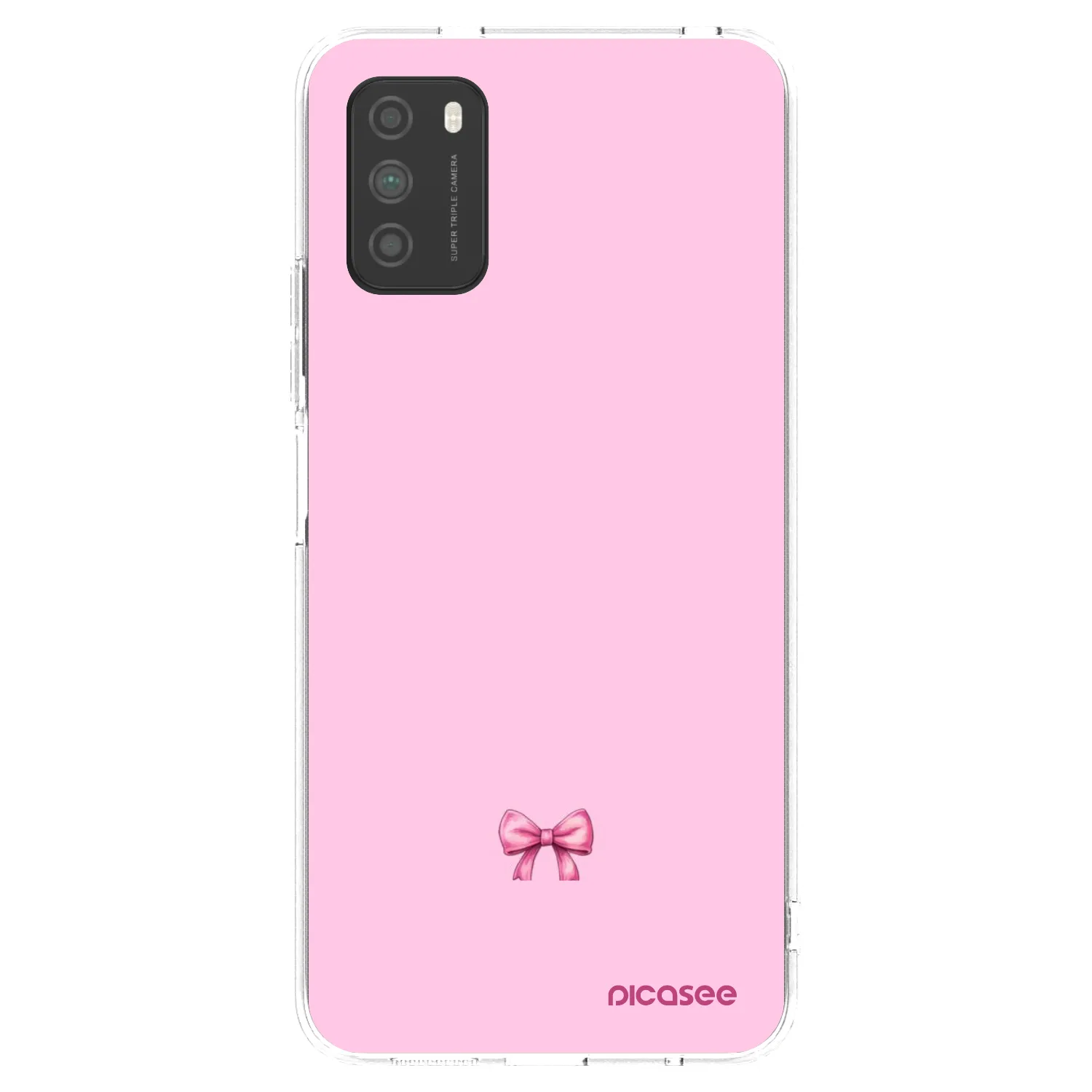 Picasee Xiaomi Poco M3 Hülle - Transparentes Silikon - Blush bow