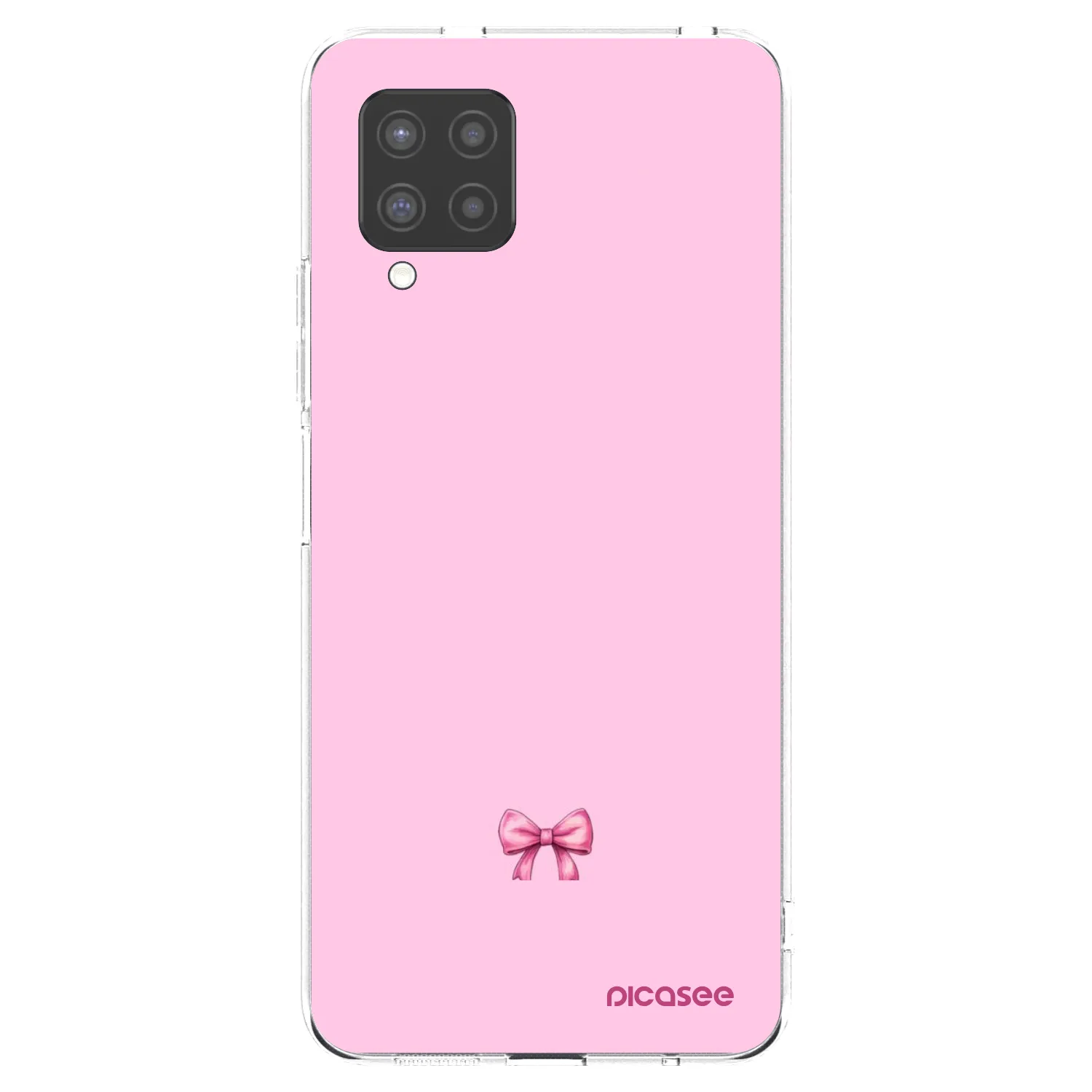 Picasee Samsung Galaxy A42 A426B Hülle - Transparentes Silikon - Blush bow