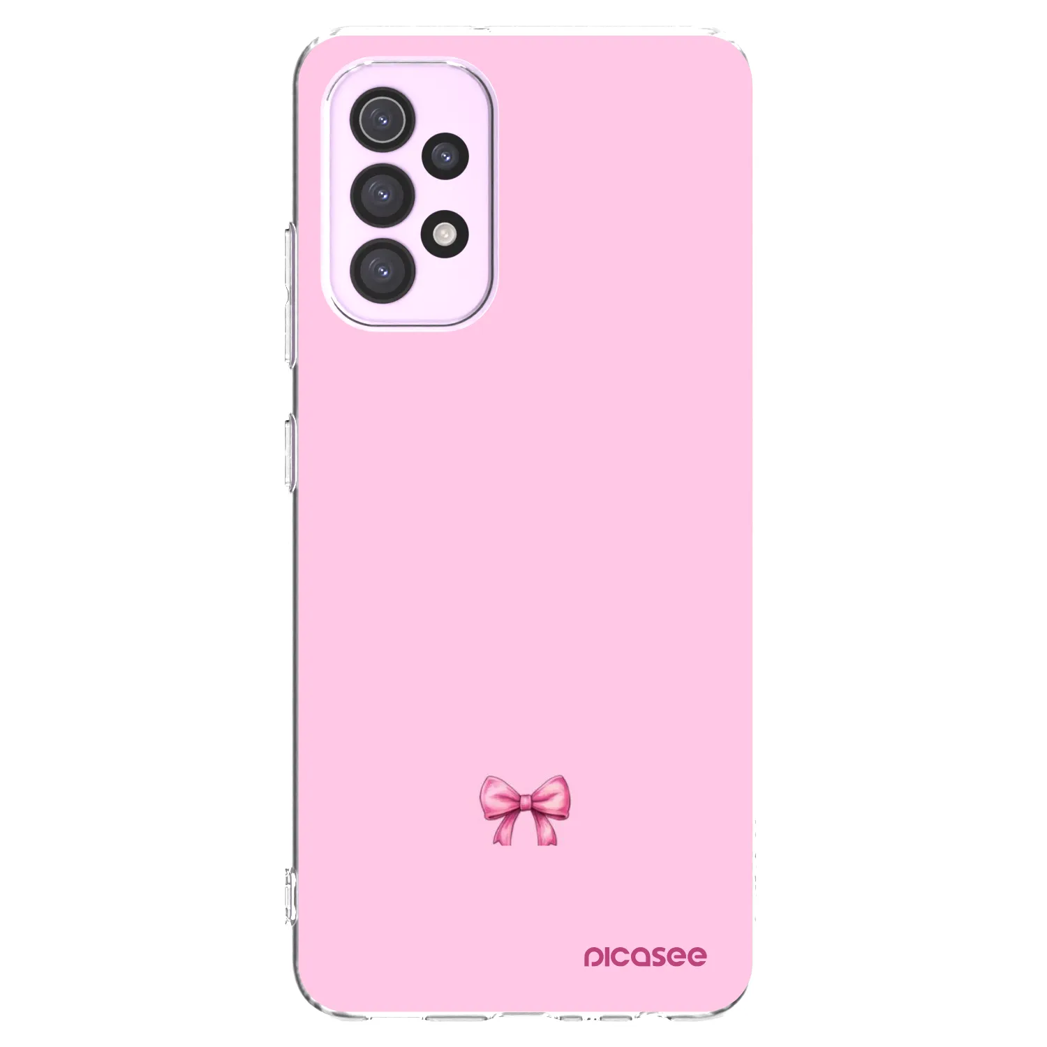 Picasee Samsung Galaxy A32 5G A326B Hülle - Transparentes Silikon - Blush bow