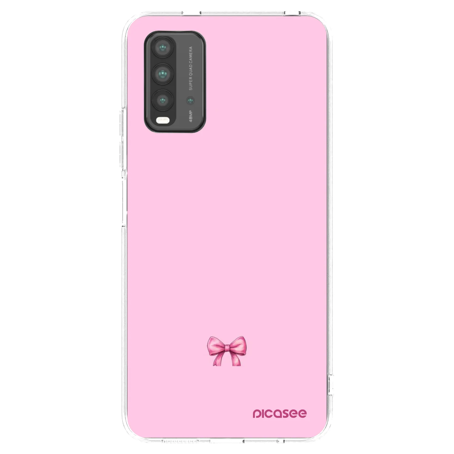 Picasee Xiaomi Redmi 9T Hülle - Transparentes Silikon - Blush bow