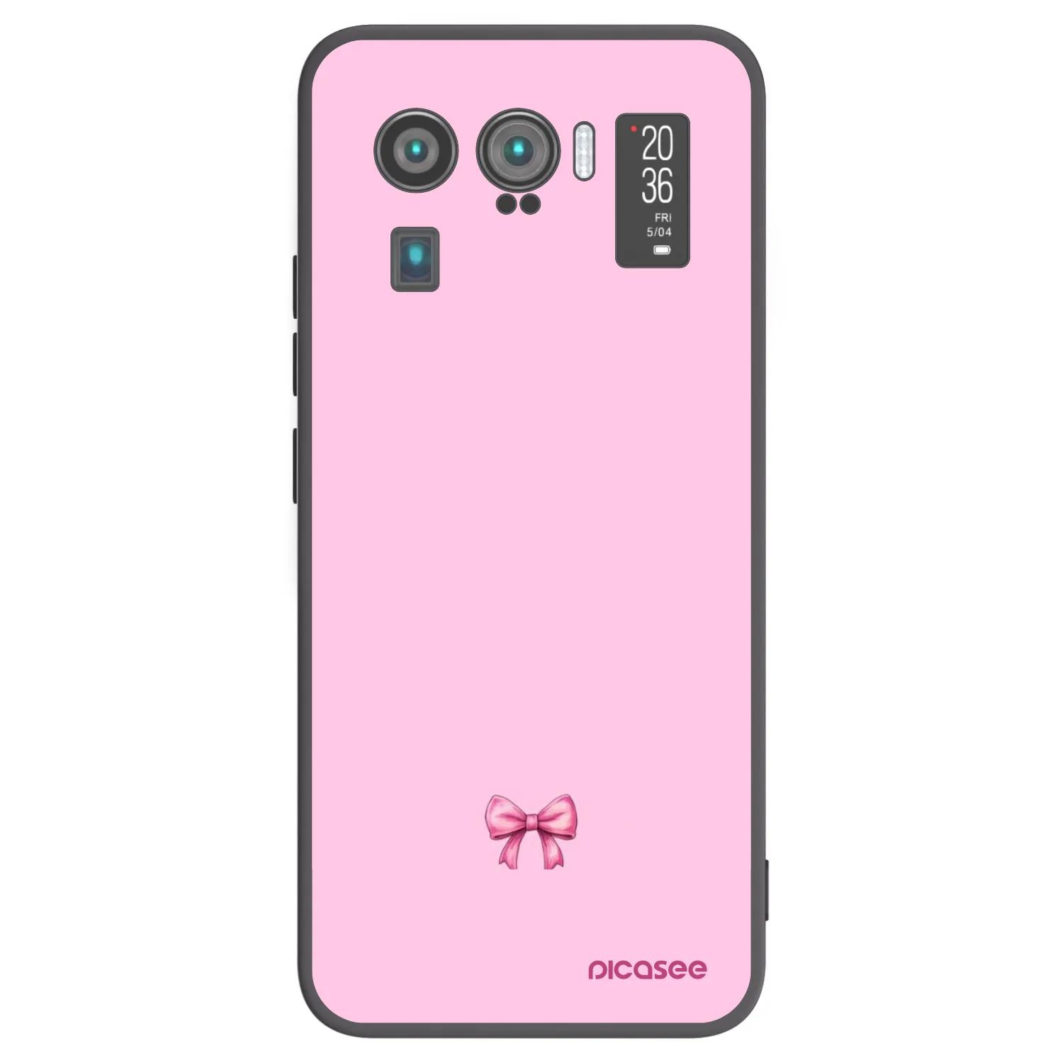 Picasee Xiaomi Mi 11 Ultra Hülle - Schwarzes Silikon - Blush bow