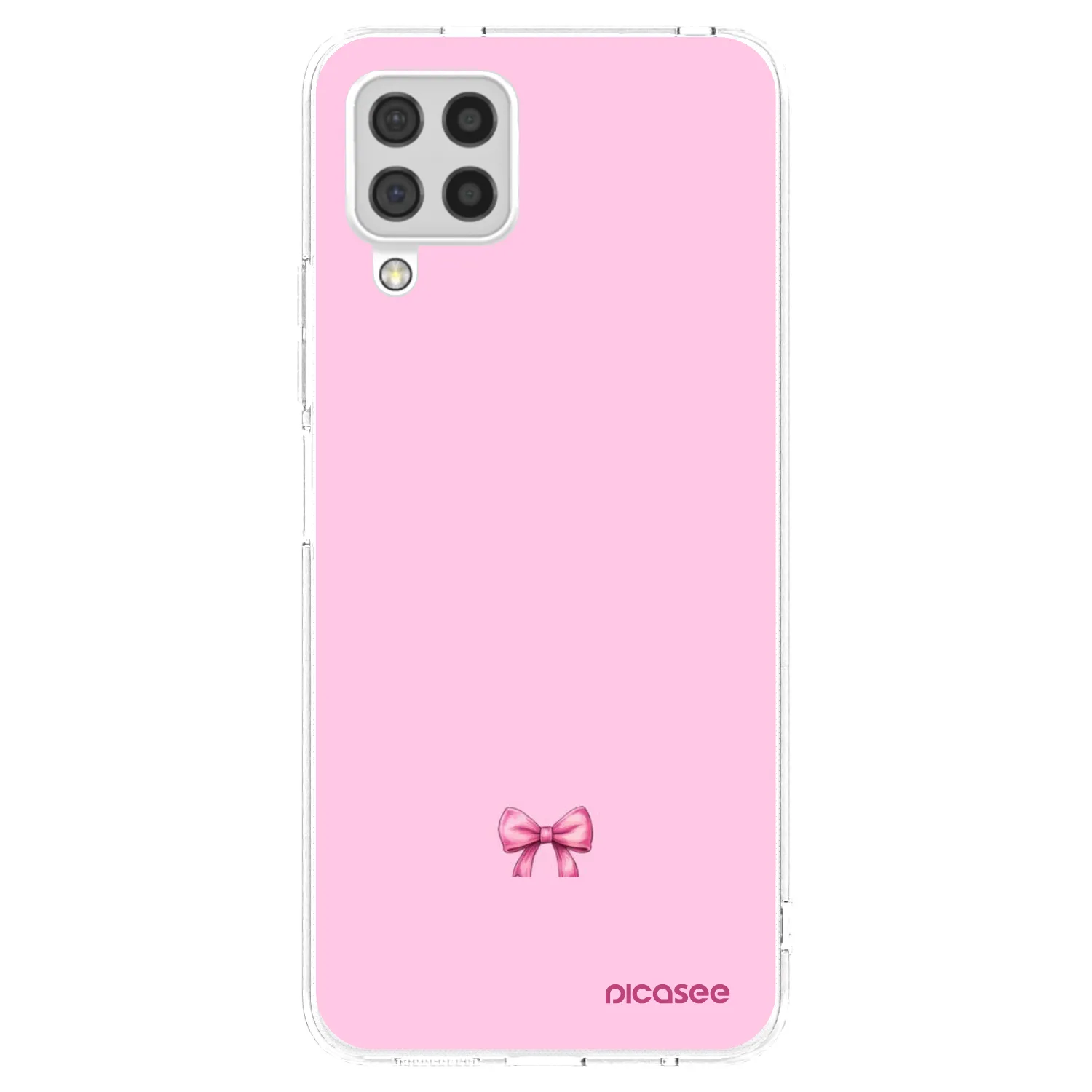 Picasee Samsung Galaxy A22 A225F 4G Hülle - Transparentes Silikon - Blush bow