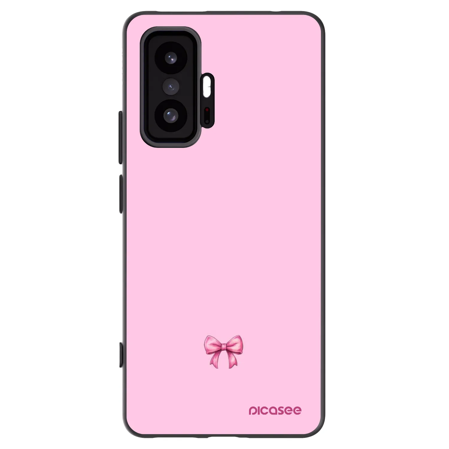 Picasee Xiaomi 11T Pro Hülle - Schwarzes Silikon - Blush bow