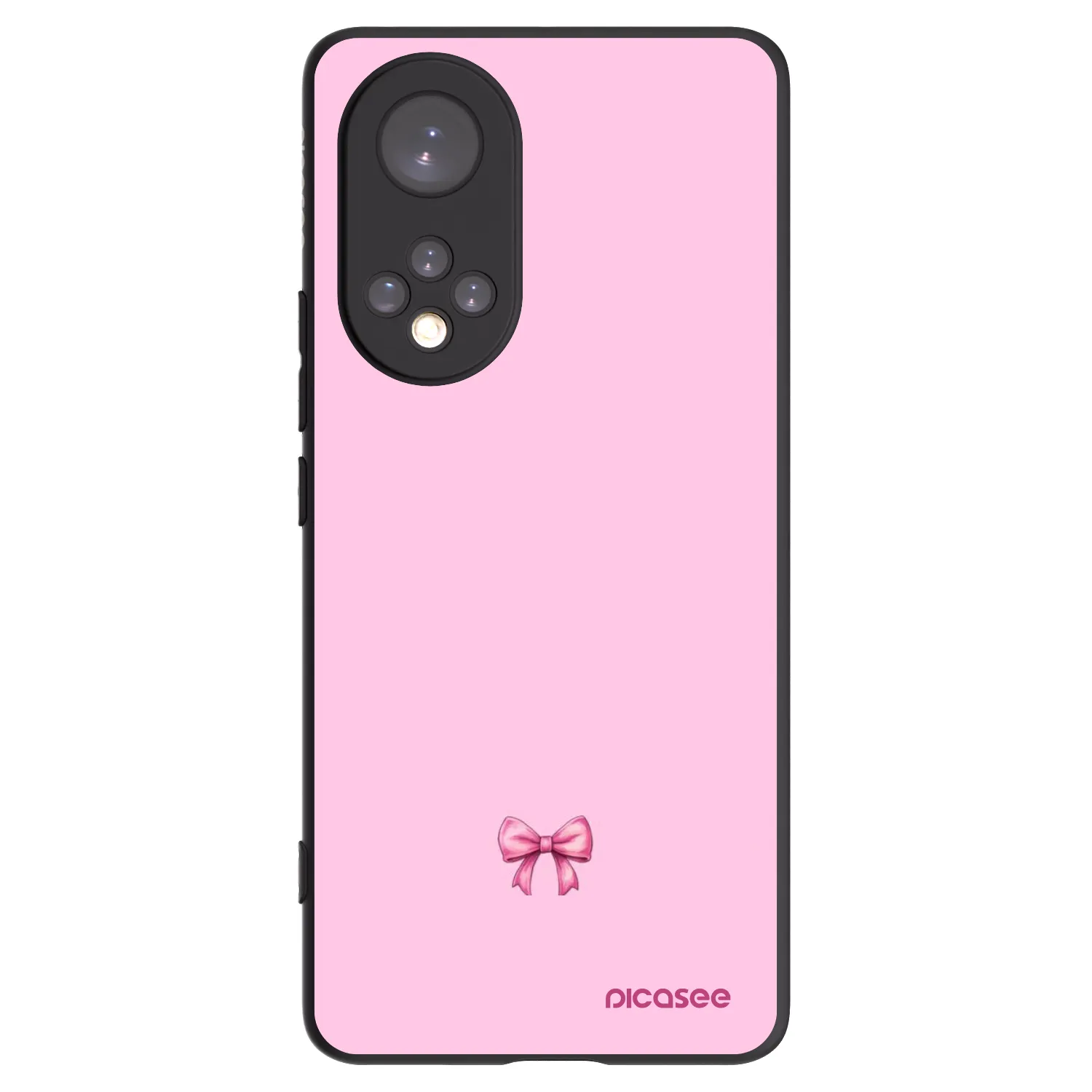 Picasee Honor 50 5G Hülle - Schwarzes Silikon - Blush bow