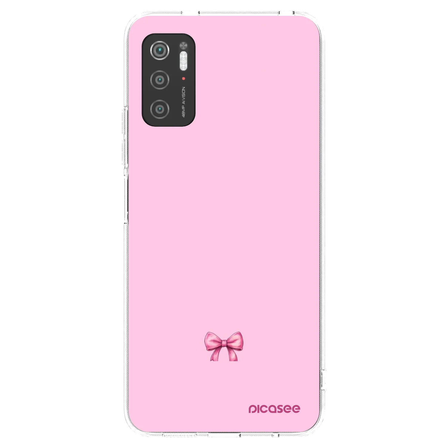 Picasee Xiaomi Poco M3 Pro 5G Hülle - Transparentes Silikon - Blush bow