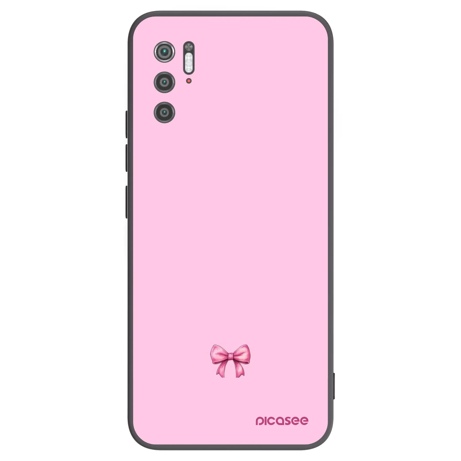 Picasee Xiaomi Poco M3 Pro 5G Hülle - Schwarzes Silikon - Blush bow