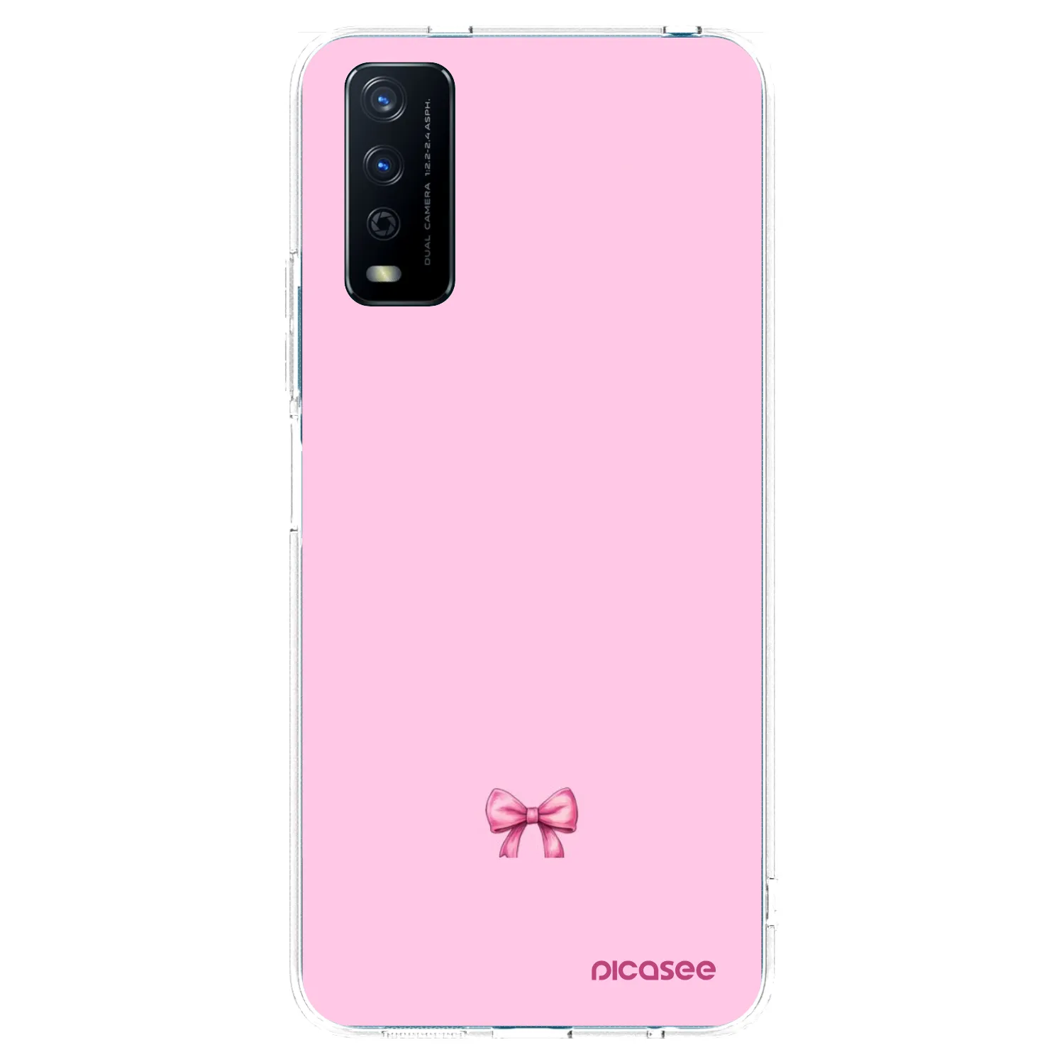 Picasee Vivo Y11s Hülle - Transparentes Silikon - Blush bow