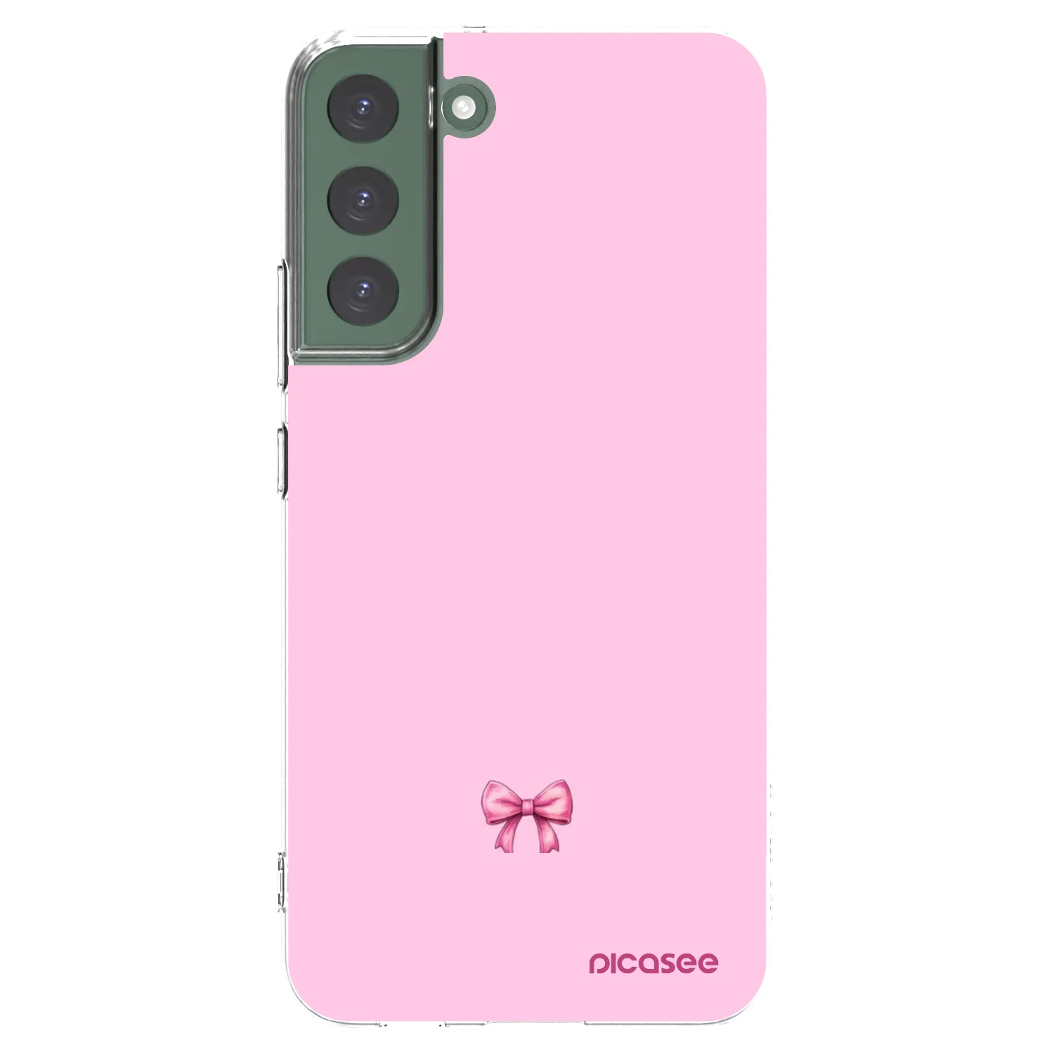 Picasee Samsung Galaxy S22+ 5G Hülle - Transparentes Silikon - Blush bow