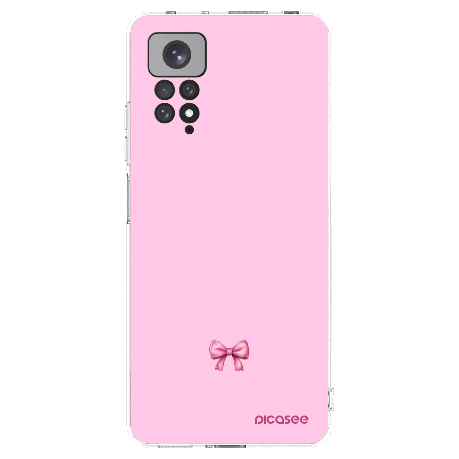 Picasee Xiaomi Redmi Note 11 Hülle - Transparentes Silikon - Blush bow