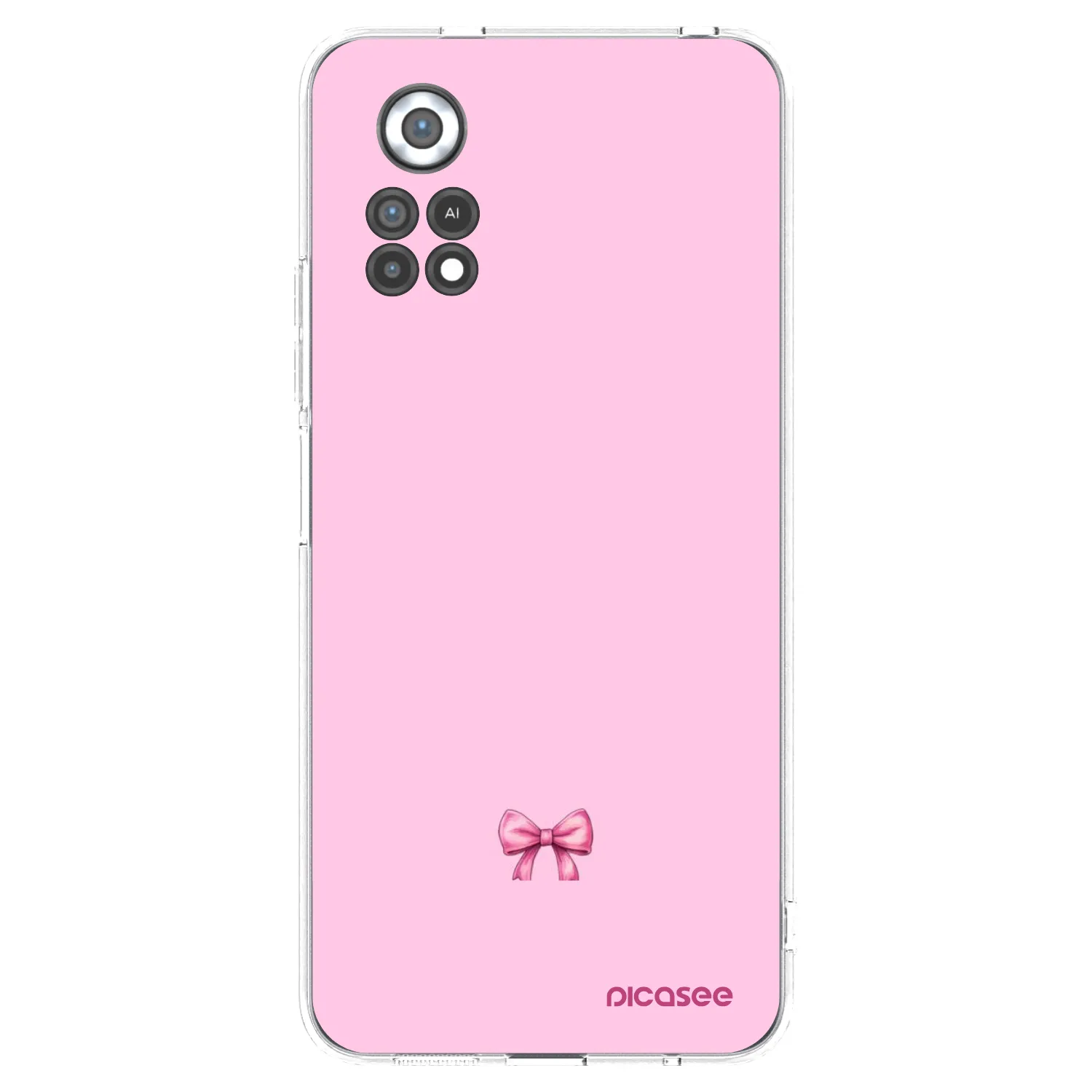 Picasee Xiaomi Poco X4 Pro 5G Hülle - Transparentes Silikon - Blush bow