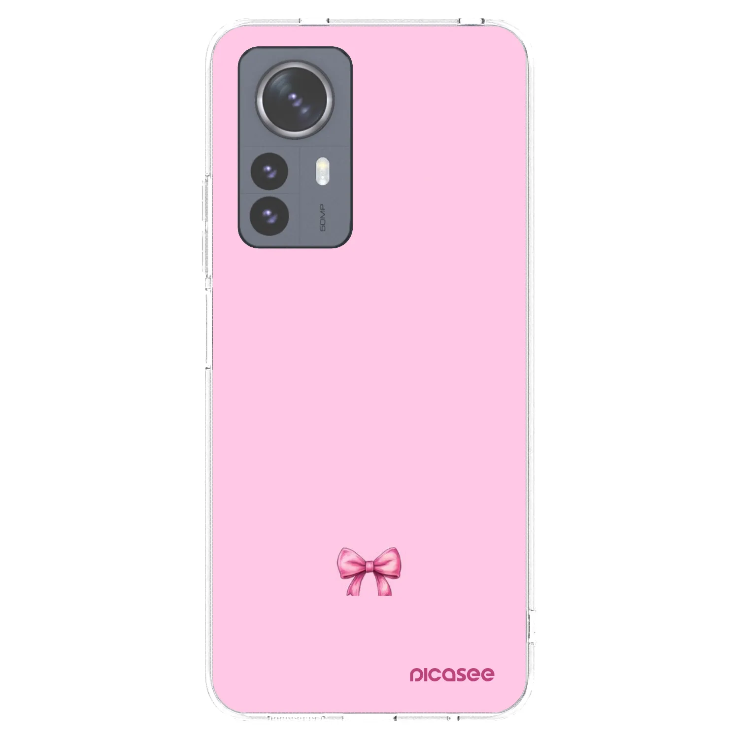 Picasee Xiaomi 12 Pro Hülle - Transparentes Silikon - Blush bow