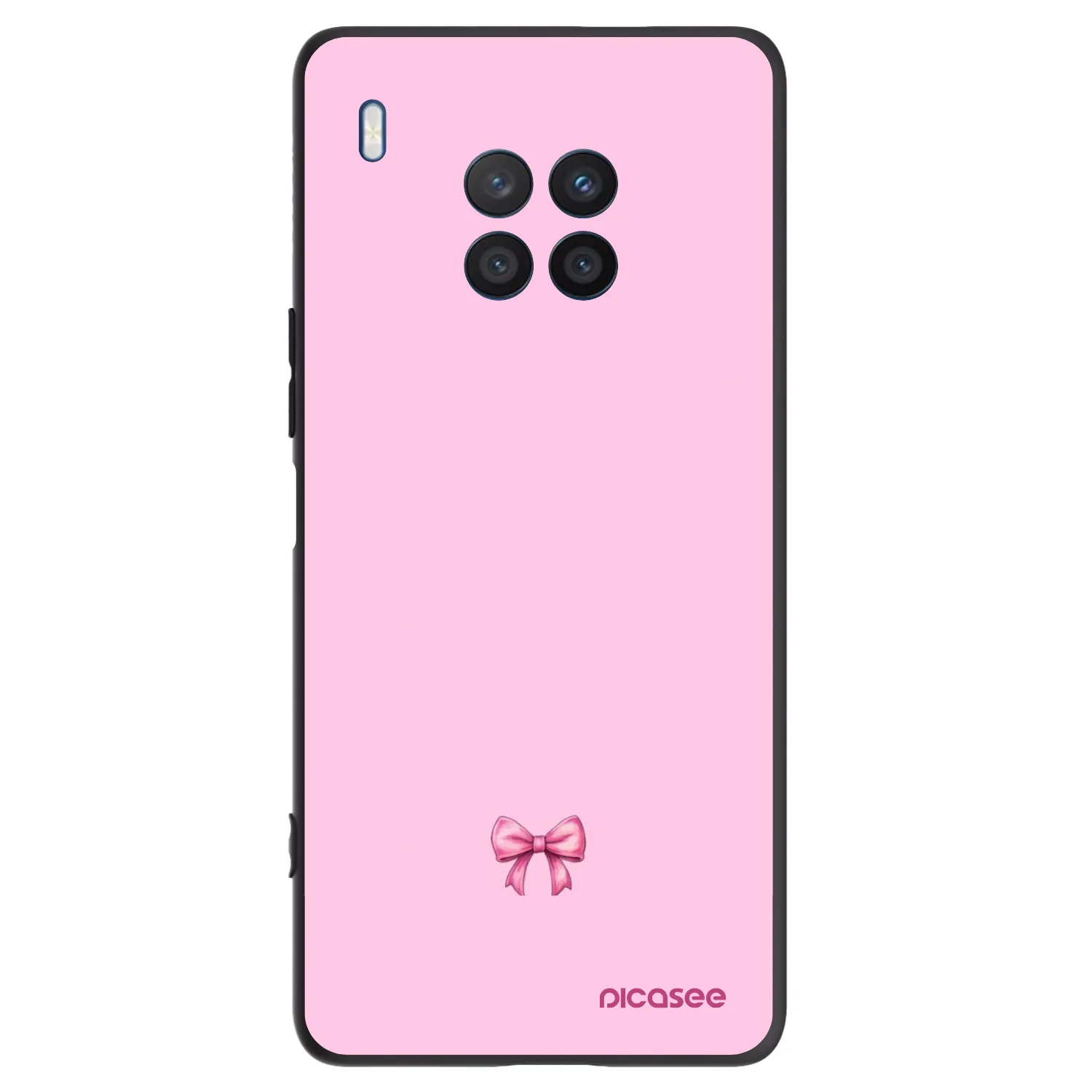 Picasee Honor 50 Lite Hülle - Schwarzes Silikon - Blush bow