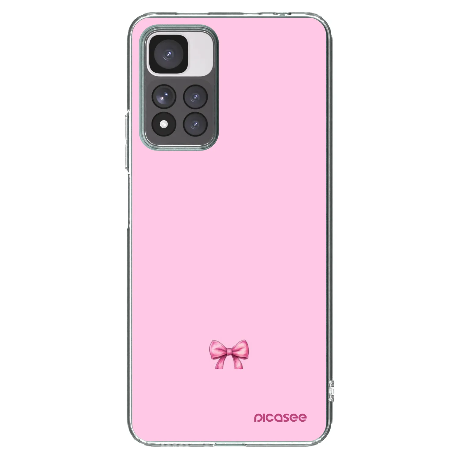 Picasee Xiaomi Redmi Note 11 Pro+ 5G Hülle - Transparentes Silikon - Blush bow