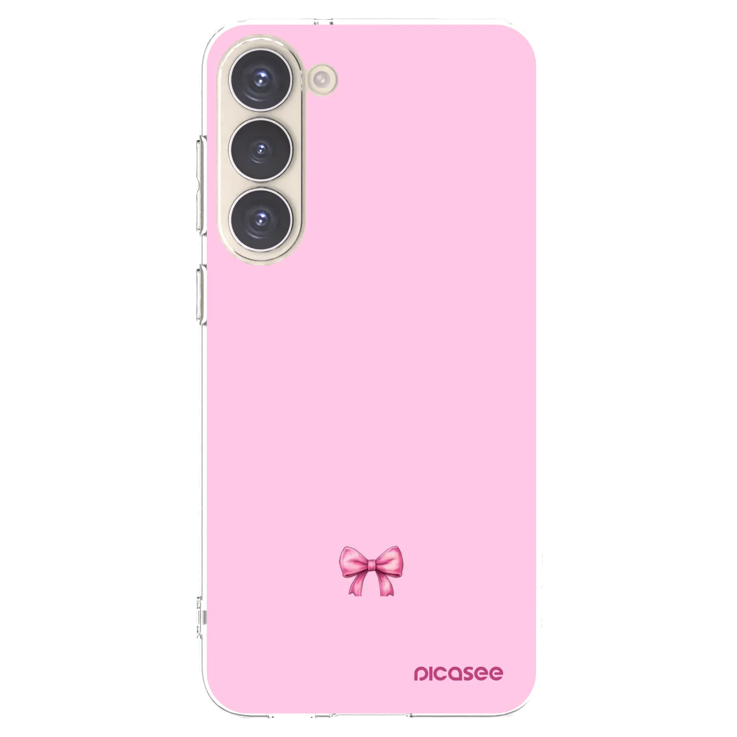 Picasee Samsung Galaxy S23+ 5G Hülle - Transparentes Silikon - Blush bow