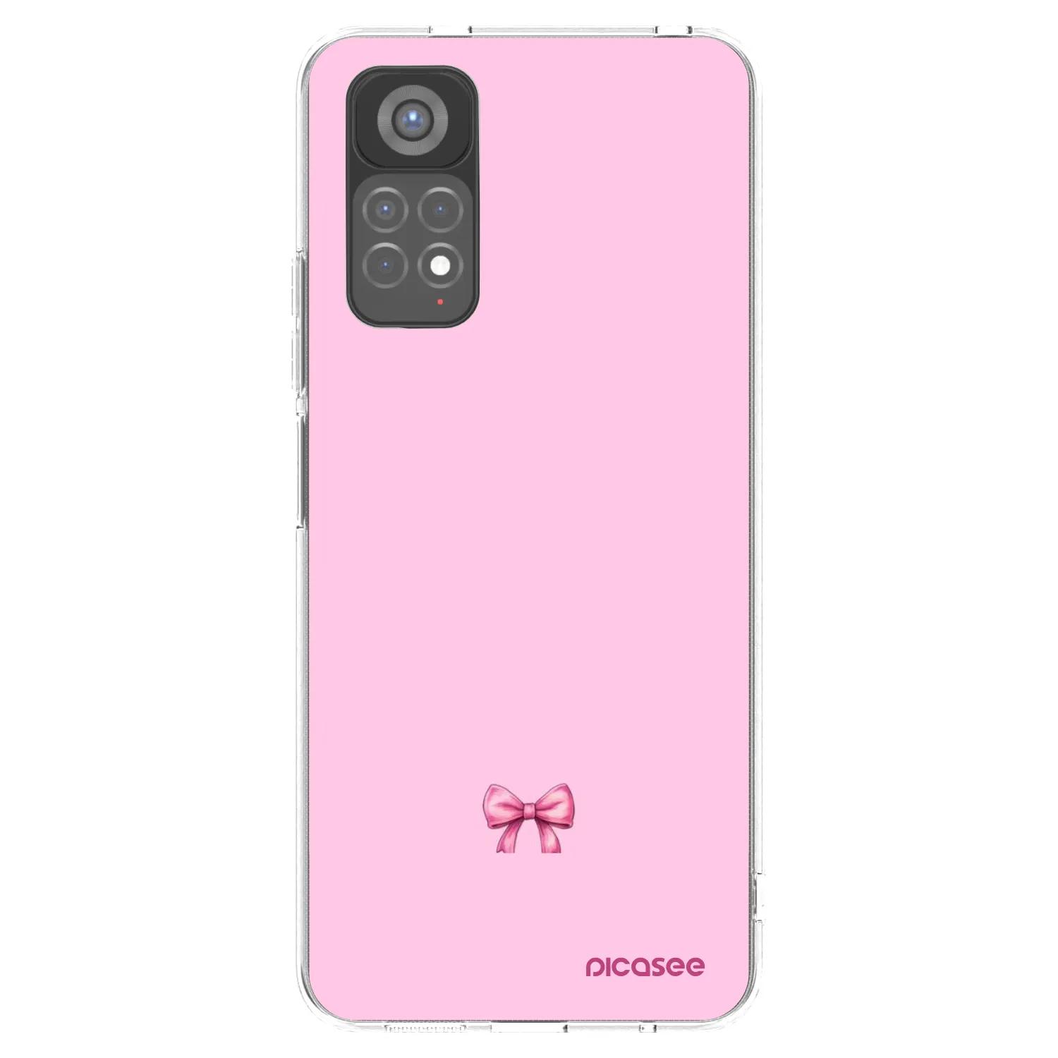 Picasee Xiaomi Redmi Note 11S 5G Hülle - Transparentes Silikon - Blush bow