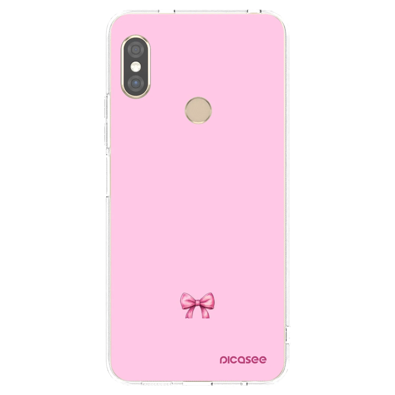 Picasee Xiaomi Redmi Note 5 Global Hülle - Transparentes Silikon - Blush bow