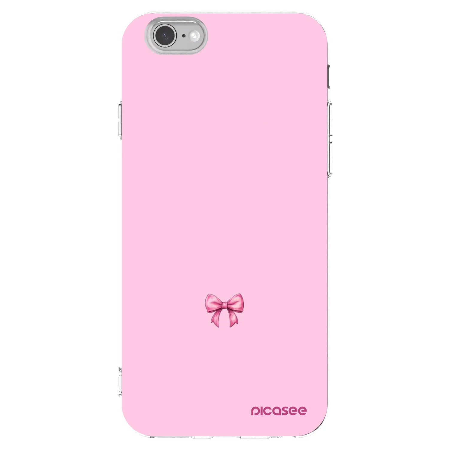 Picasee Apple iPhone 6/6S Hülle - Transparentes Silikon - Blush bow