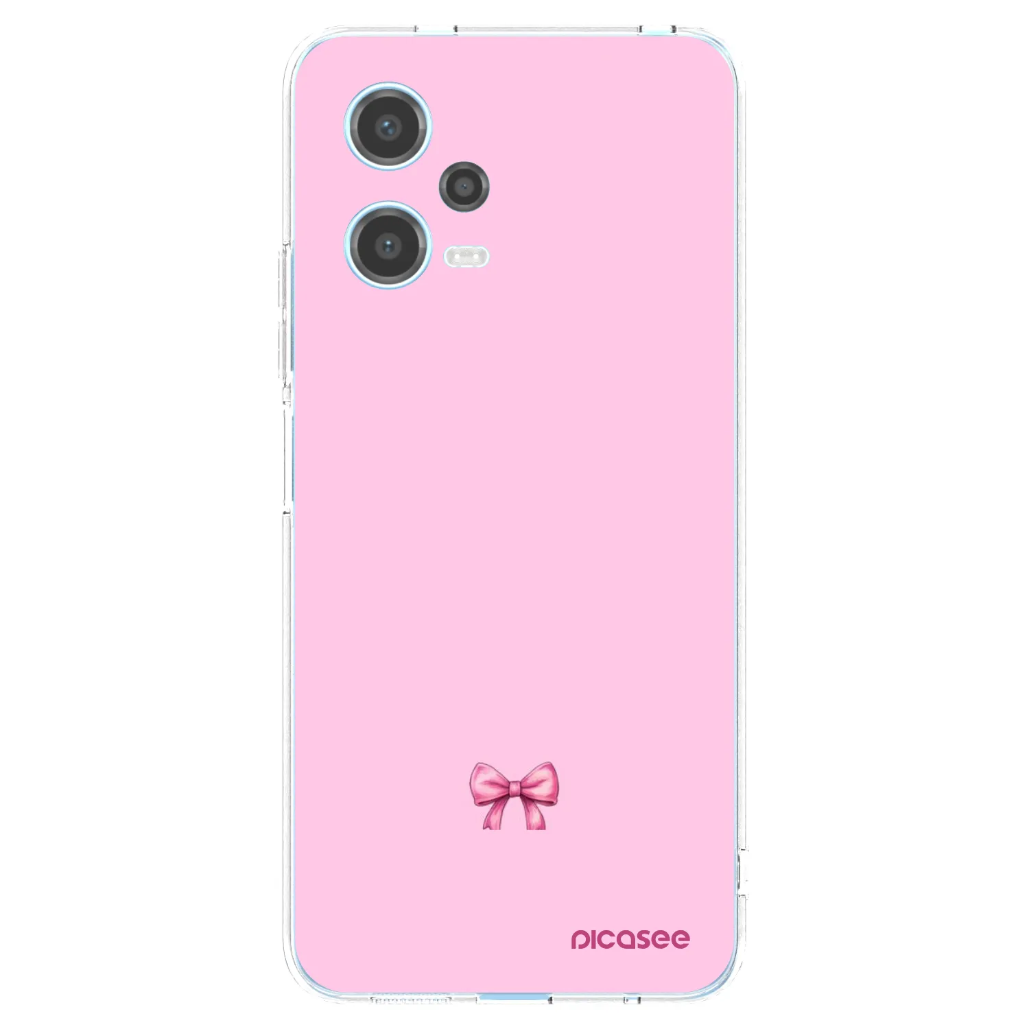 Picasee Xiaomi Redmi Note 12 5G Hülle - Transparentes Silikon - Blush bow