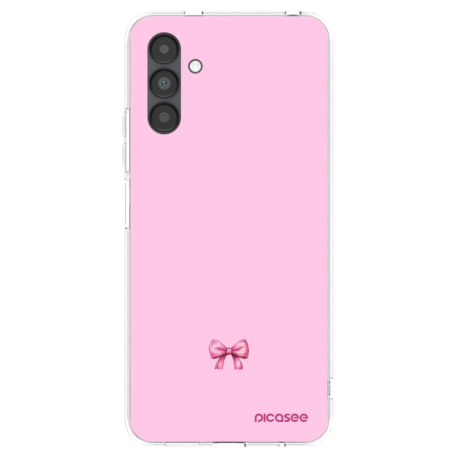 Picasee Samsung Galaxy A04s A047F Hülle - Transparentes Silikon - Blush bow
