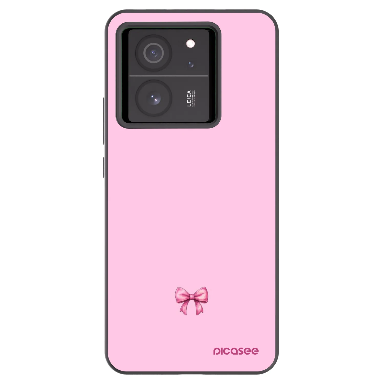 Picasee Xiaomi 13T Pro Hülle - Schwarzes Silikon - Blush bow