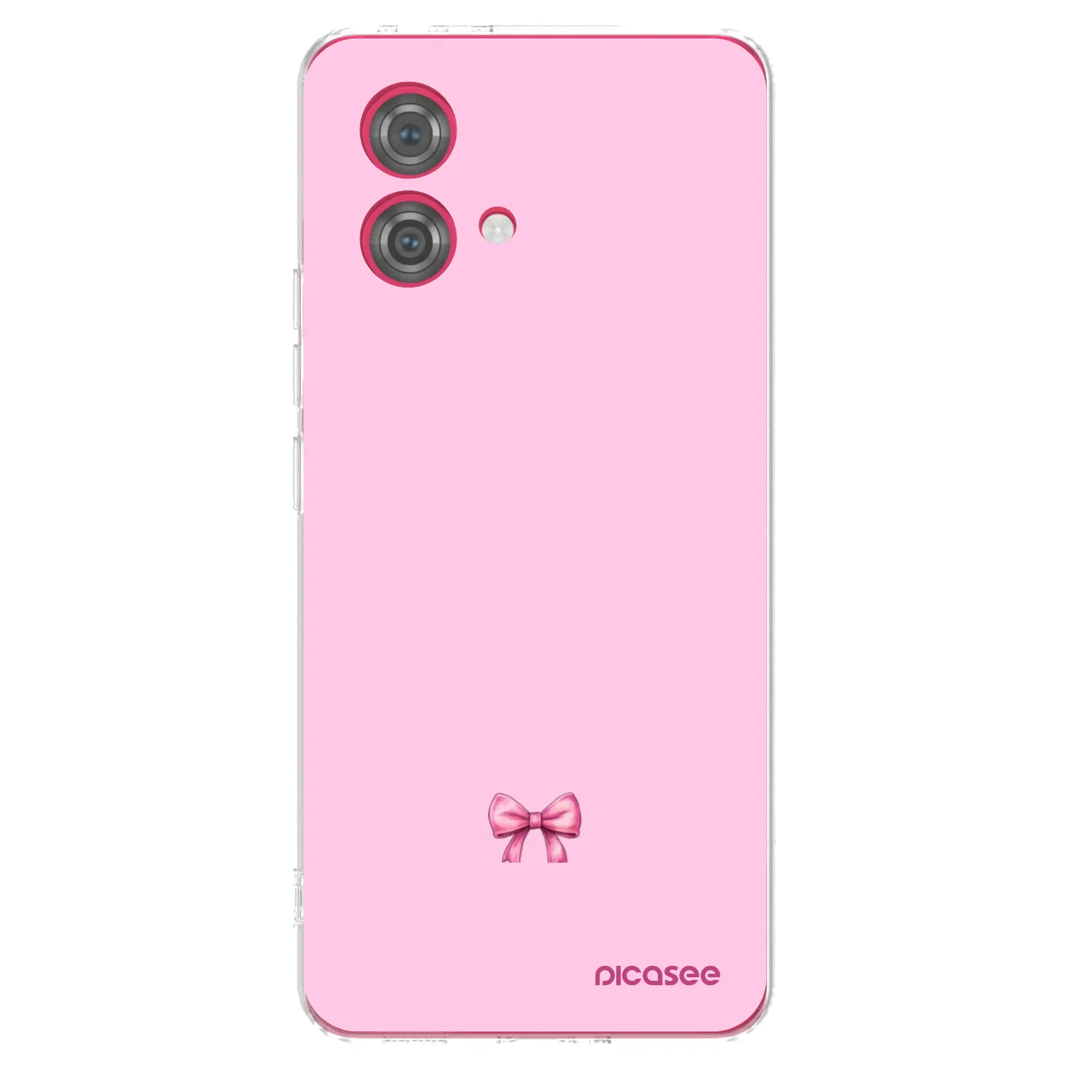 Picasee Motorola Moto G84 5G Hülle - Transparentes Silikon - Blush bow